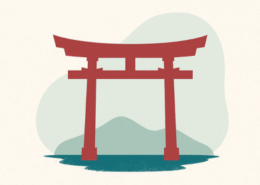 MA - de Japanse kunst van betekenisvolle tussenruimte - Japanse torii poort