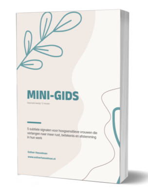 Minigids - 5 subtiele signalen voor hoogsensitieve vrouwen